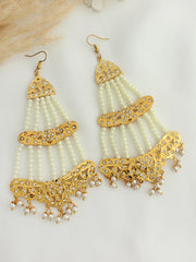 Saida Jhoomer/ Passa Earrings - Gold