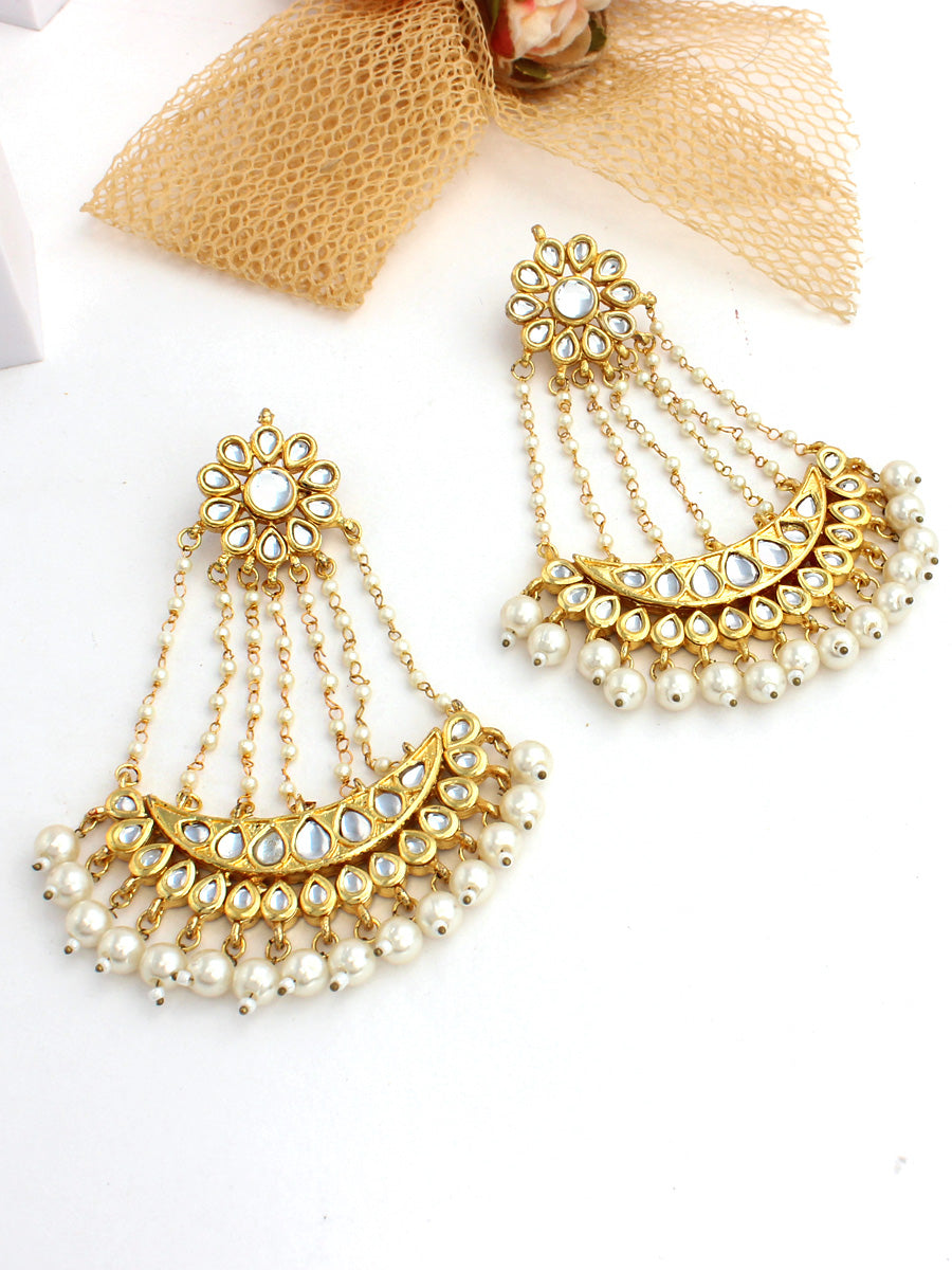 Pearl Passa/Jhumar Gold 22 Karat – aabhushan Jewelers