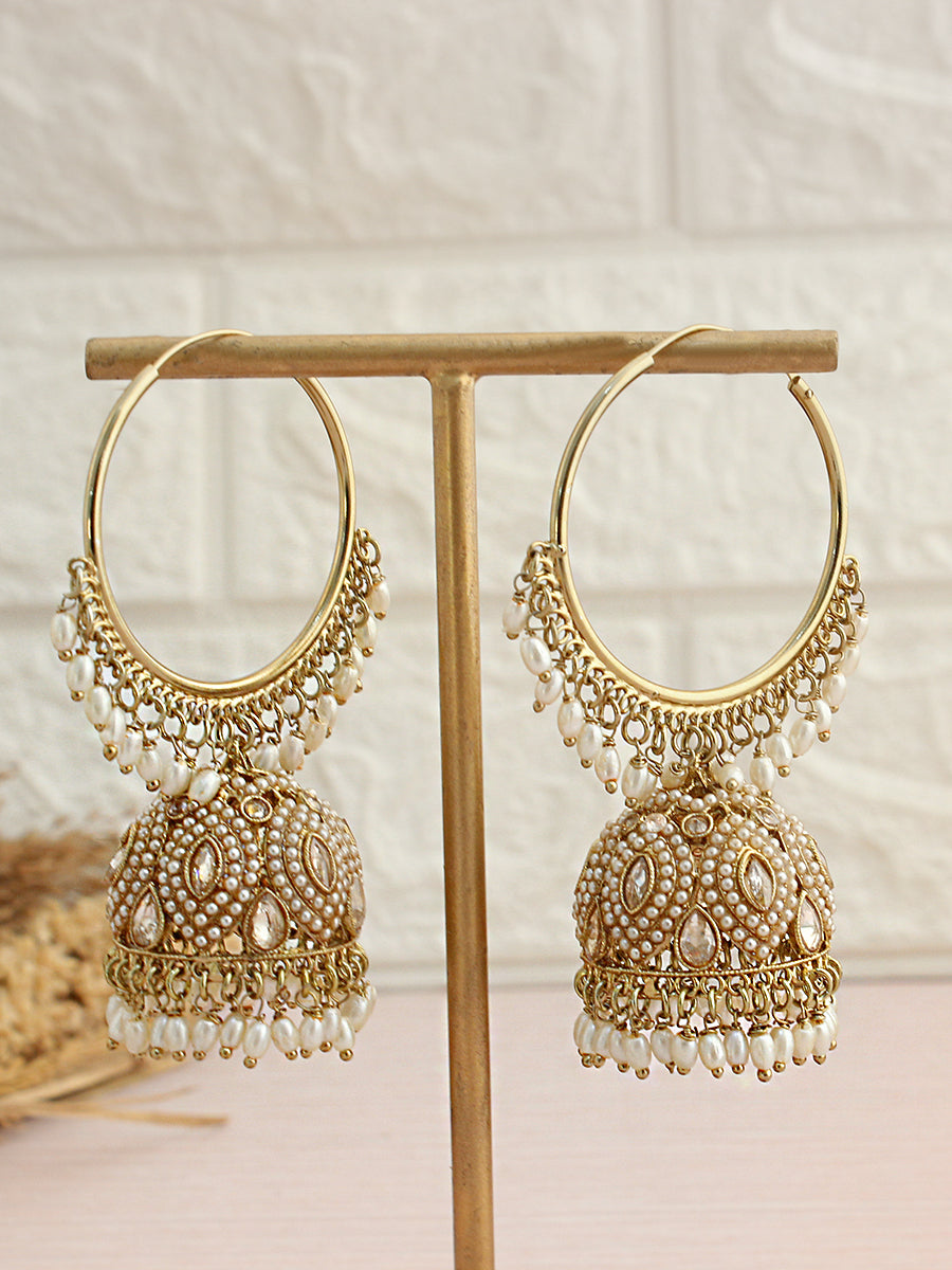 Kiara Jhumki Hoop Earrings