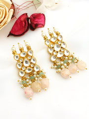 Mita Earrings-Pastel Pink