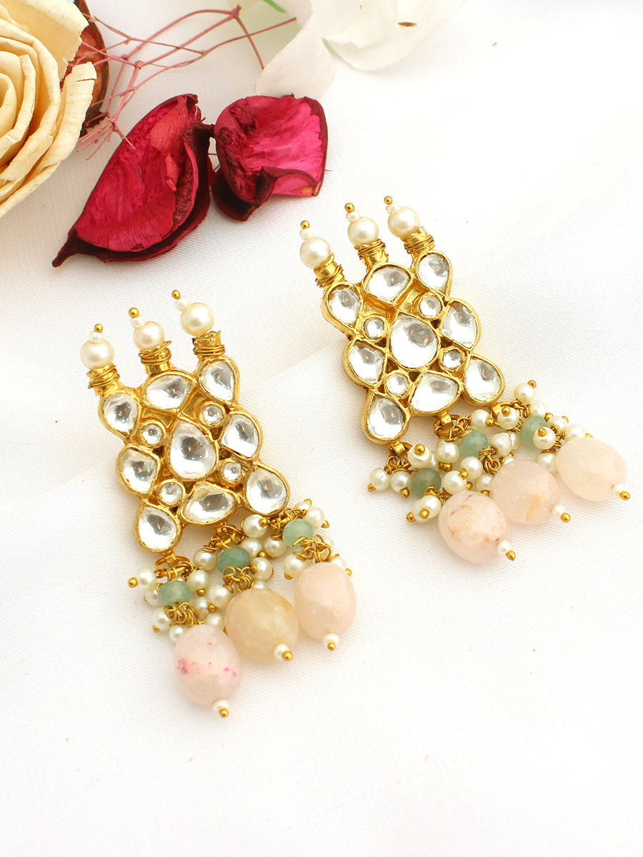 Mita Earrings-Pastel Pink