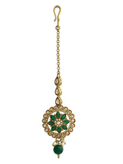 Shiza Jhumki Earrings with Earchain & Tikka