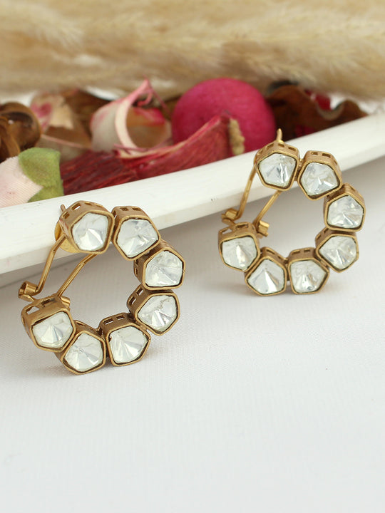 Shasvi Earrings-White