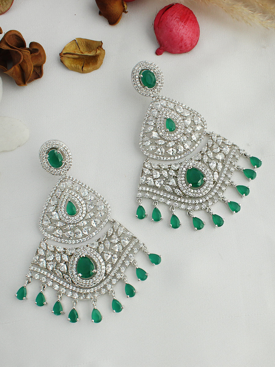 Samia Earrings-Green