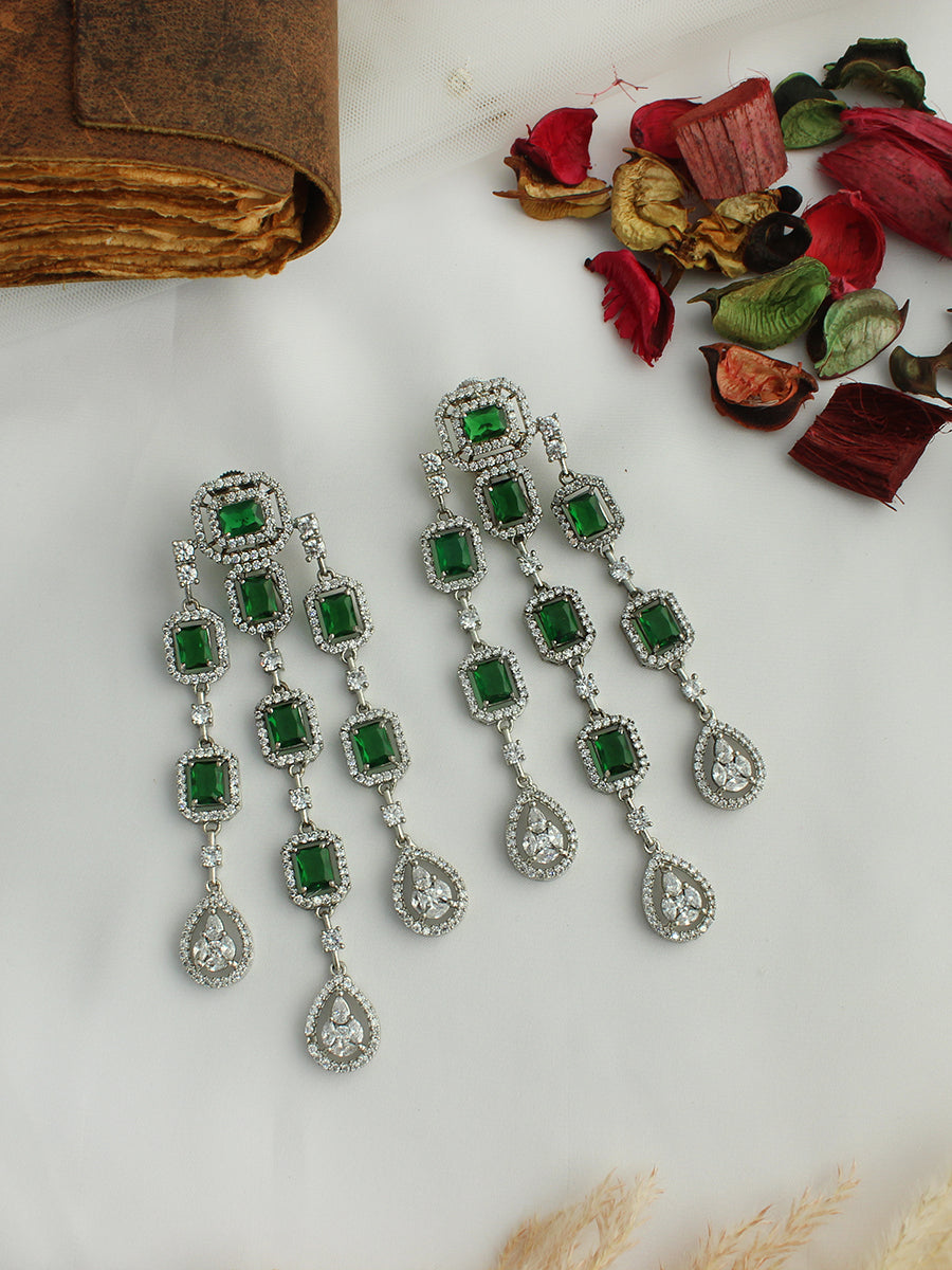 Orlando Earrings - Green