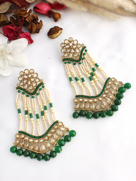 Mauli Earrings-Green