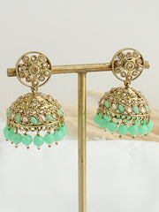 Maya Earrings - Mint Green