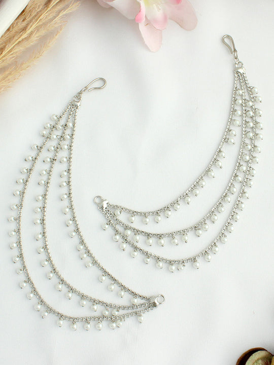 Ashna Ear Chain-Silver
