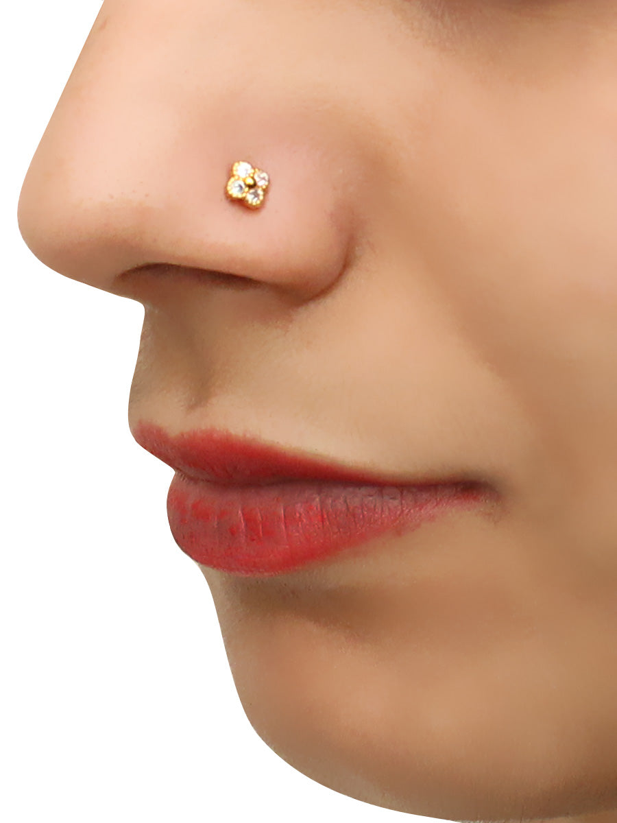 Buy Priyaasi Women Oxidised Silver Vintage Septum Nose Ring Online at Best  Price | Distacart