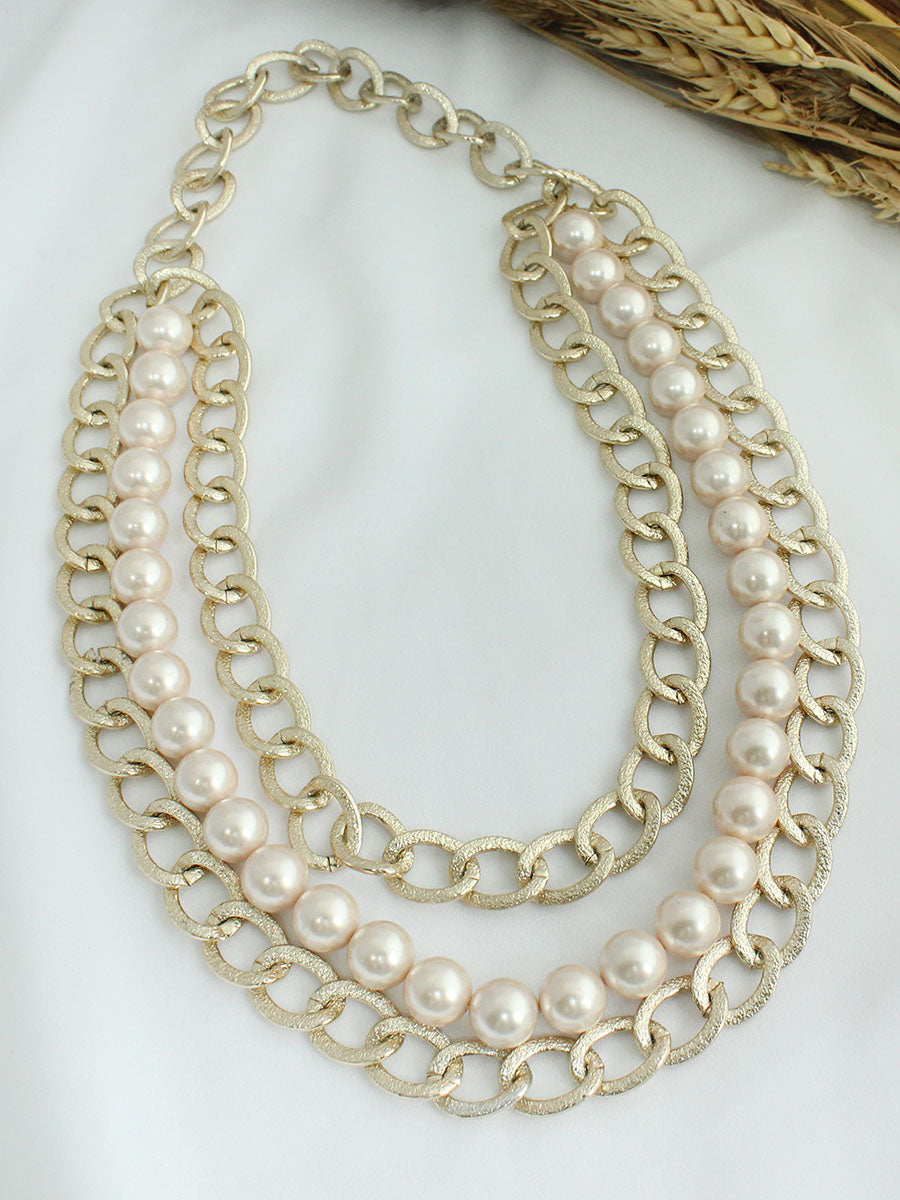 Jessica Necklace  - Pearl