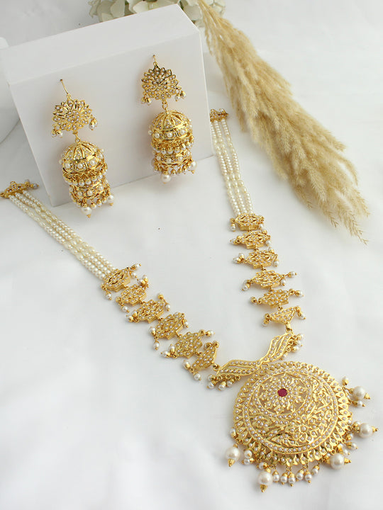 Hiba Necklace Set -Pearl