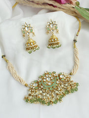 Stuti Necklace Set - Mint Green