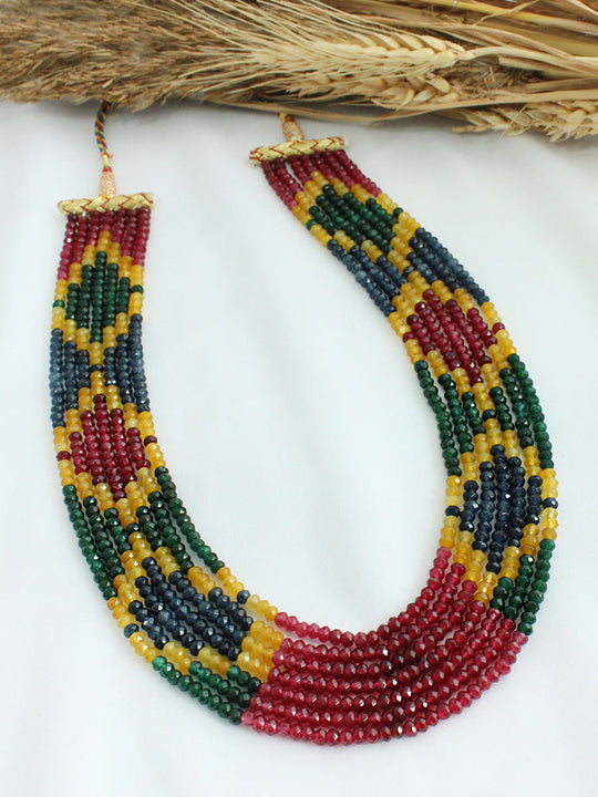 Aarzoo Layered Necklace - -Multicolor