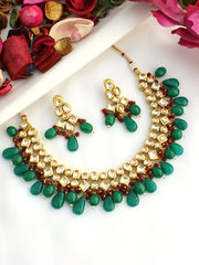 Aaniya Necklace Set-Green