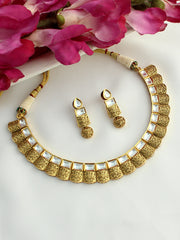 Aarushi Necklace Set-Gold