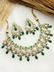 Asmita Necklace Set - Green