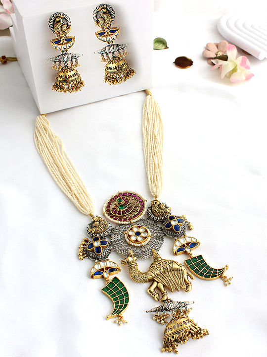 Vijaya Long Necklace Set