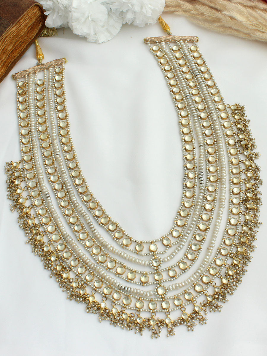 Peshawar Layered Necklace - Golden