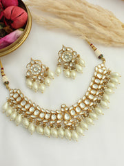 Adira Necklace Set-White