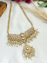 Kanishka Ranihaar Long Necklace - White