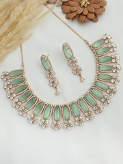 Emily Necklace Set - Mint Green