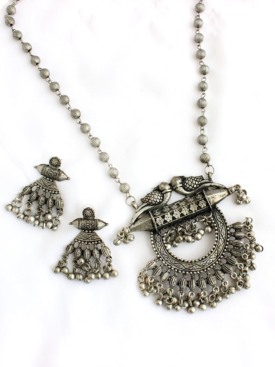 Maithili Long Necklace Set-Tribal jewel