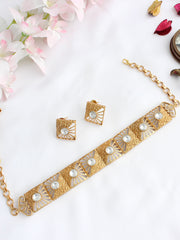 Nitanshi Necklace Set - Gold