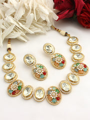 Itika Necklace Set-Multicolor