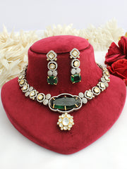 Ivanka Necklace Set-Green