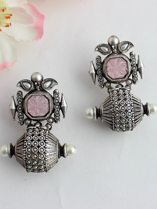 Rituja Earrings - Pink