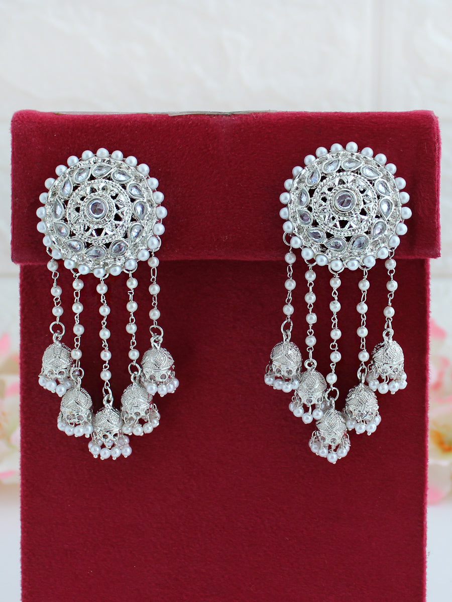 Buy Silver Oxidized Earring Set for Women Online In India At Discounted  Prices