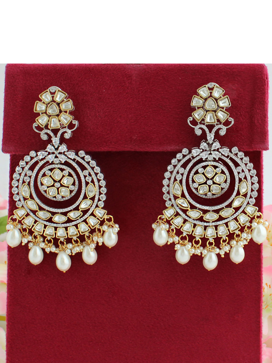 Buy Vaibhav Jewellers 22K Plain Gold Kolkata Rhodium Hangings 105VG6286  Online from Vaibhav Jewellers