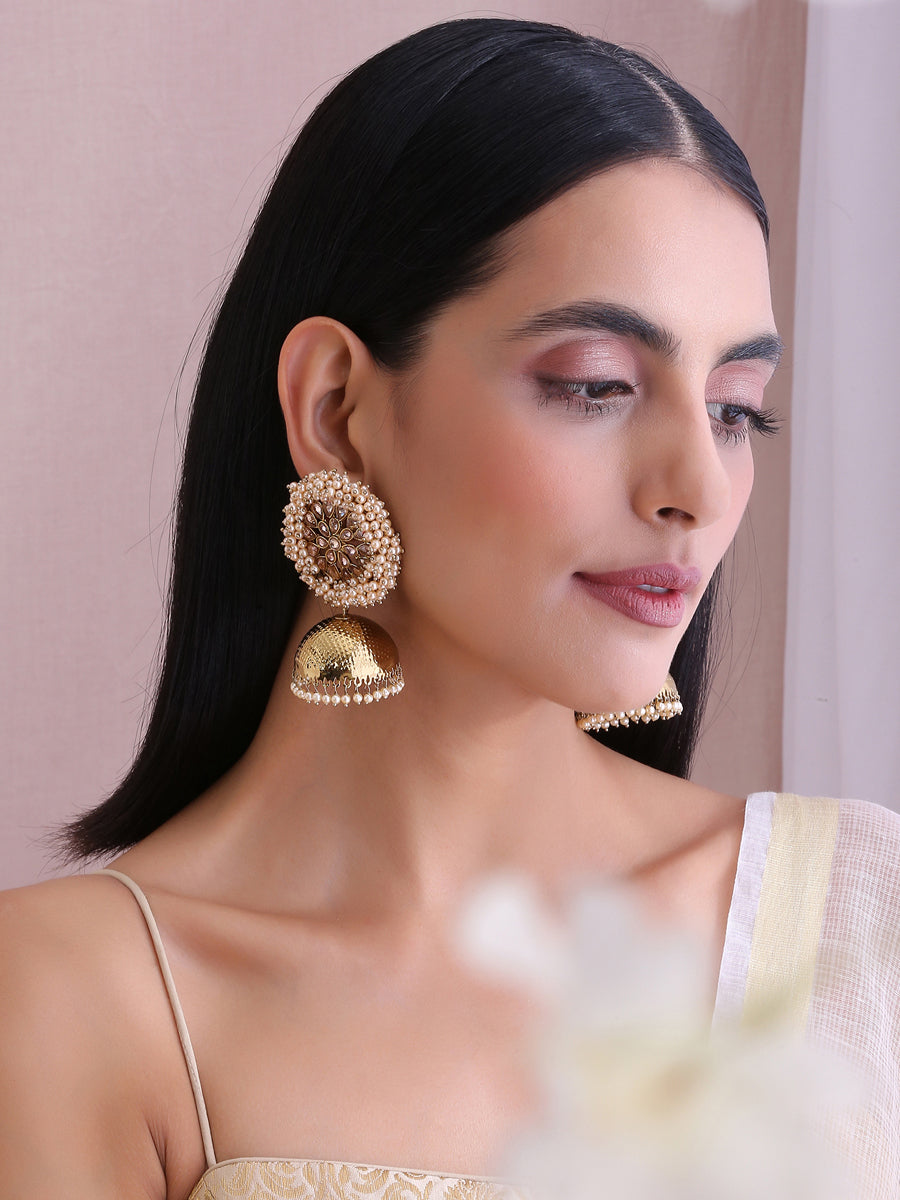 Hazel Jhumki Earrings