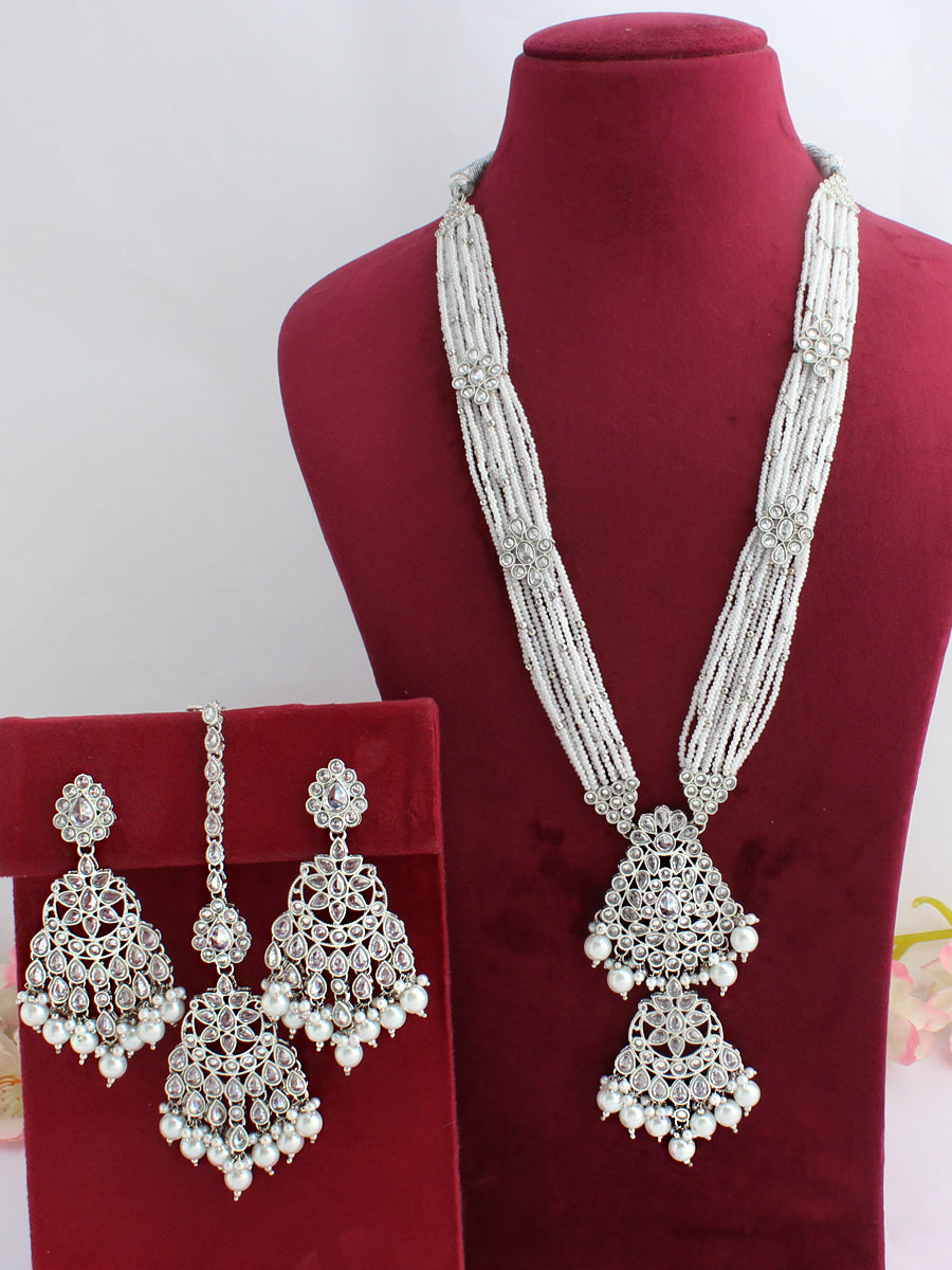 Chandi hot sale necklace set